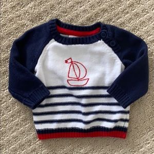 Gymboree sailboat sweater